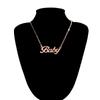 Chain Gift Paragraph Brand Short Women Popular American BABY Necklace Necklace BABY Letter