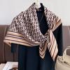New Square Scarf Temperament Versatile Vacation Beach Scarf Scarf Scarf Women High-end Spring and Autumn Summer Women