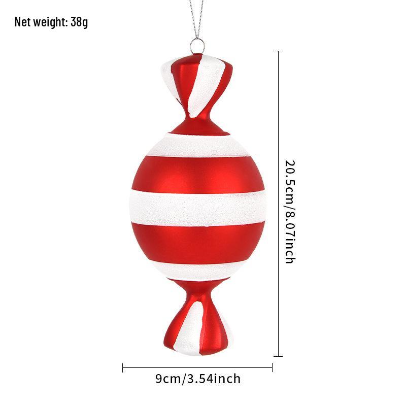 Electroplated Candy Pendants for Christmas Tree Decorations and Photography Props