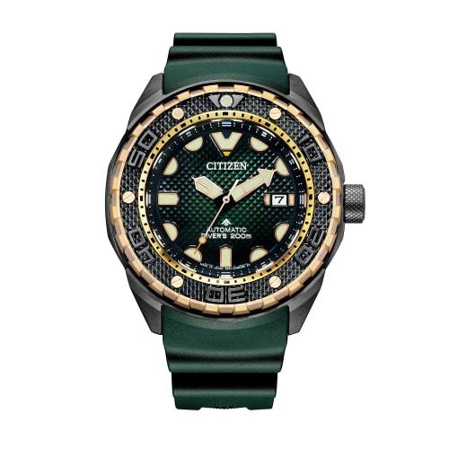 

CITIZEN PROMASTER Mechanical (Green/Business/Waterproof/Anti-Magnetic/Men s) NB6005-05L MARINE Series Citizen Diver Mechanical