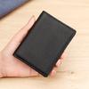 Lychee Genuine Leather Men's Card Holder Anti-magnetic RFID Credit Card Bag Ultra Thin Soft Business Card Holder for Men