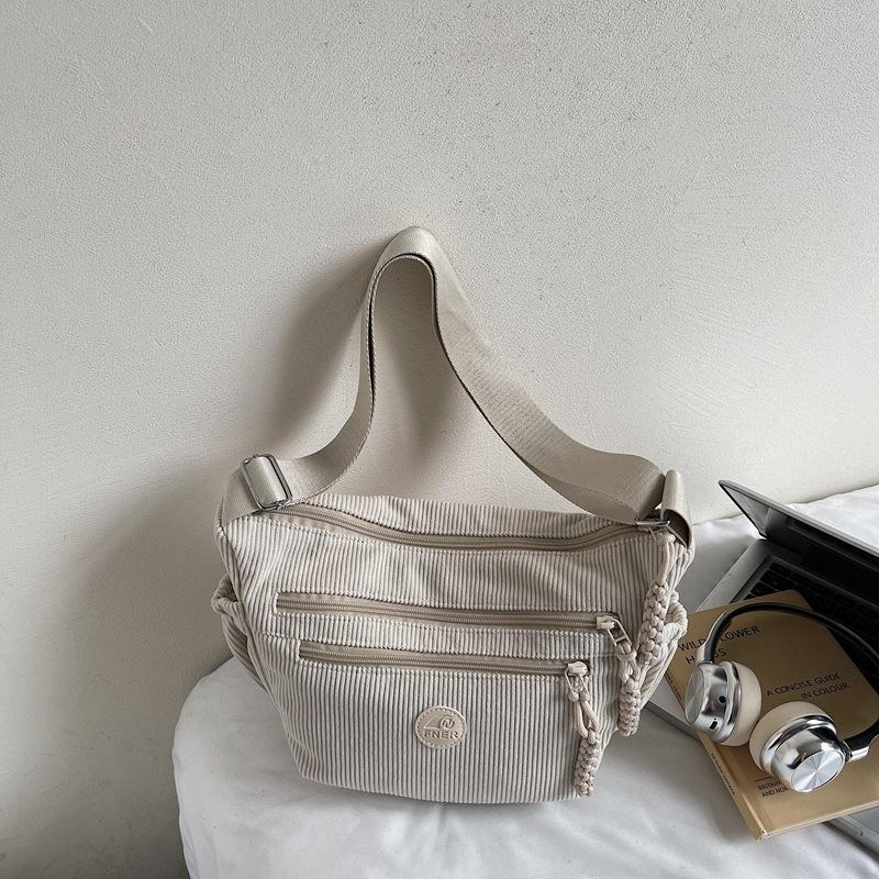 Nylon Crossbody Bag Casual Dumpling Bag Women's 2025 Summer New Lightweight and Simple Shoulder Canvas Bag Armpit Shoulder Bag