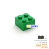 20pcs/lot DIY Blocks Building Bricks Thick 2X2 Educational Assemblage Construction Toys for Children Compatible With Brand