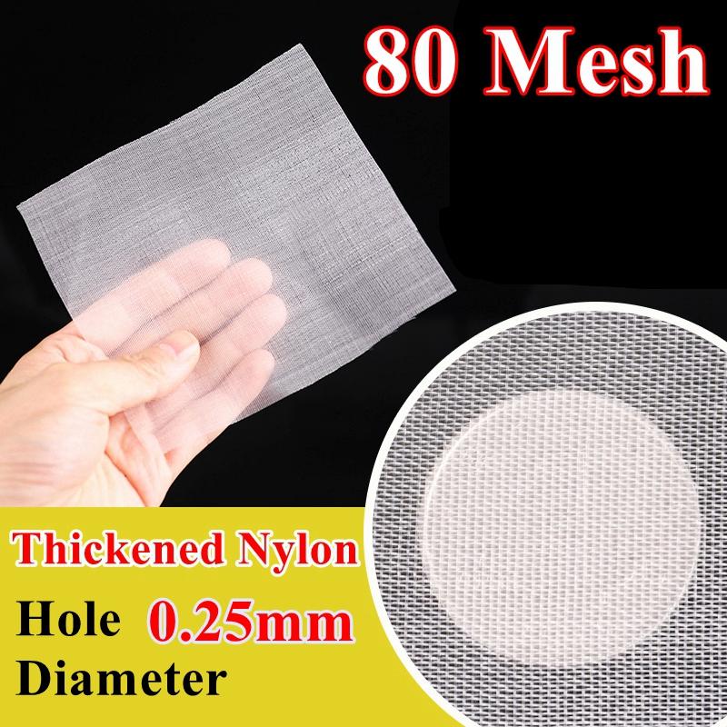 6-80 Mesh Potravinárska Zosilnená Nylonová Filtračná Sieťovina Mikrónová Domáca Kuchyňa Olej Potraviny Voda Filtračná Sieťovina Vínne Pivo Varenie