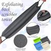 Korean Exfoliating Back Scrubber, Long Stretch Bath Towel, Shower Towel for Body