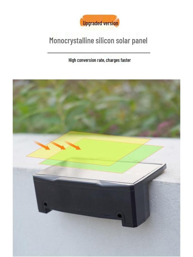 Waterproof Solar Wall Light - Outdoor Courtyard & Garden Decorative Spotlight