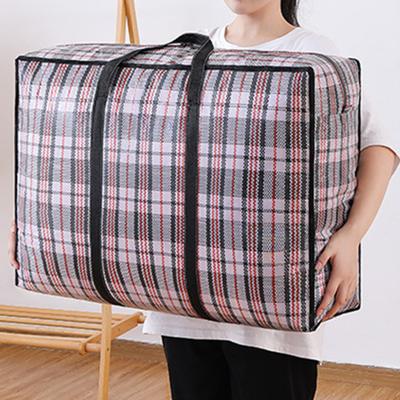 Quilt Storage Bag Multifunctional Super Large Capacity Woven Thickened Quilt Luggage Packing Bag for Home