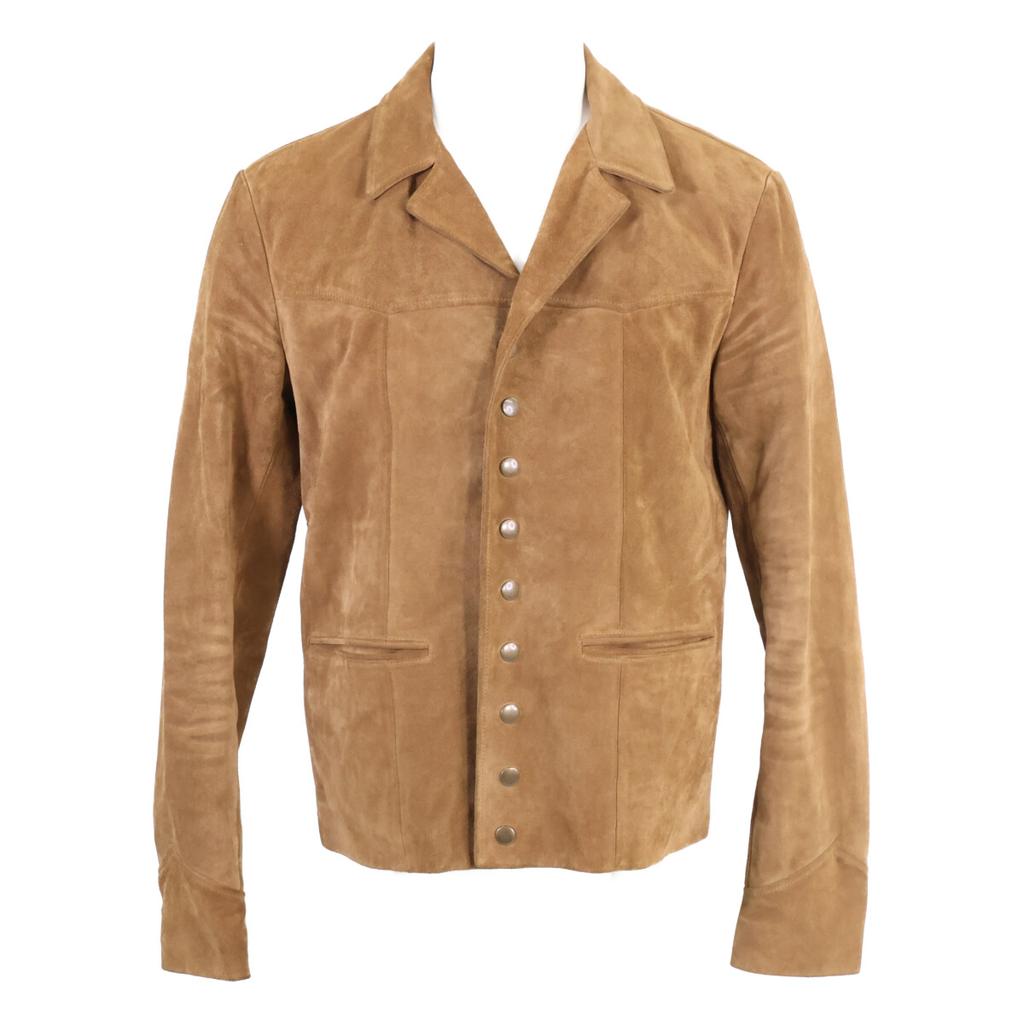 Saint Laurent Paris [Domestic Regular] 582288 Suede Western Jacket 48 BrownUsed