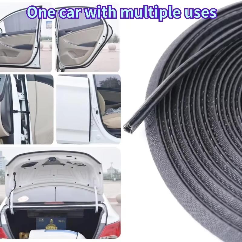 U Shape Car Door Edge Seal Strip Anti Collision Anti Scratch Protective Trim Weather Stripping For Vehicle Door Edge Protection