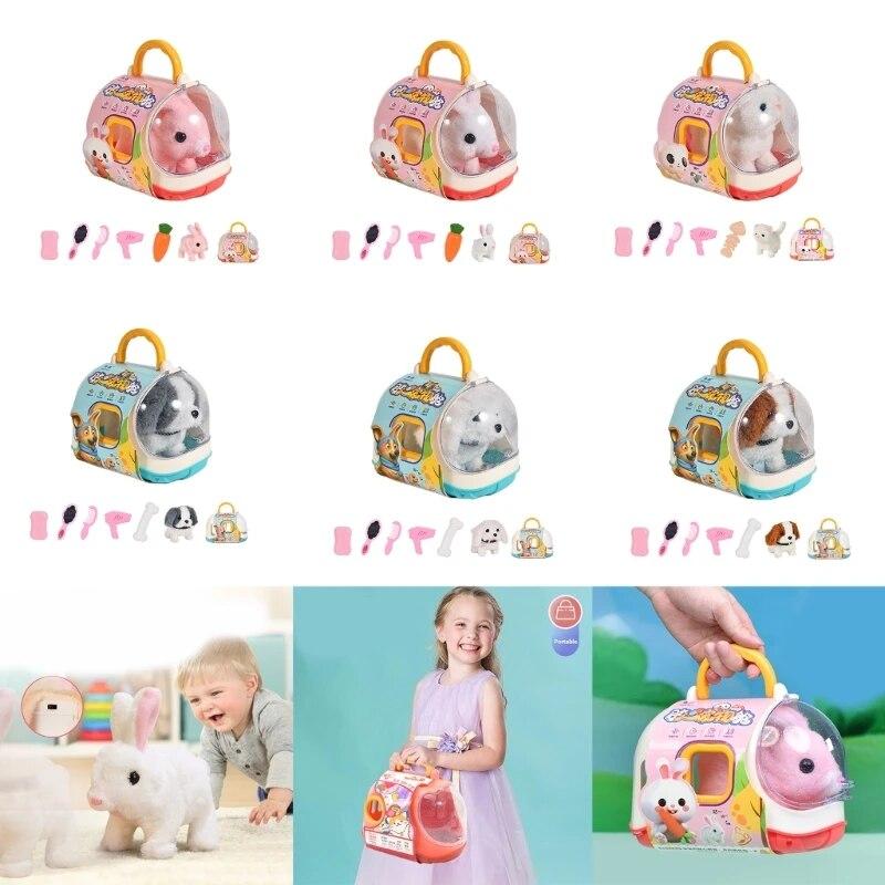 

Игрушка PInteraction для ребенка, которая учится ползать, электронная имитация собаки, игрушка для воспитания домашних животных, игрушка для лая и ходьбы, детский подарок 066B