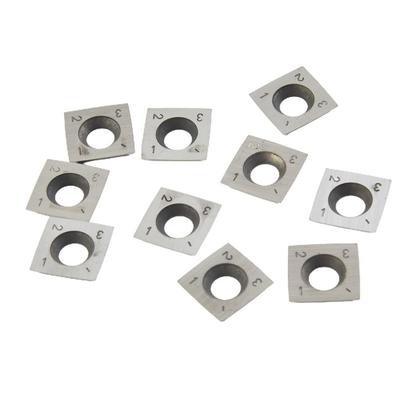 10 ks 15x15x2,5 mm-R150 Štvorcové karbidové vložky frézy Radiusová náhrada