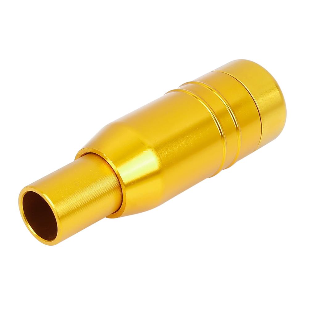 X AUTOHAUX Shift Knob 9.7cm Universal Manual Car Gear Stick Shift Knob Lever Shifter Aluminum Alloy Yellow 1pcs