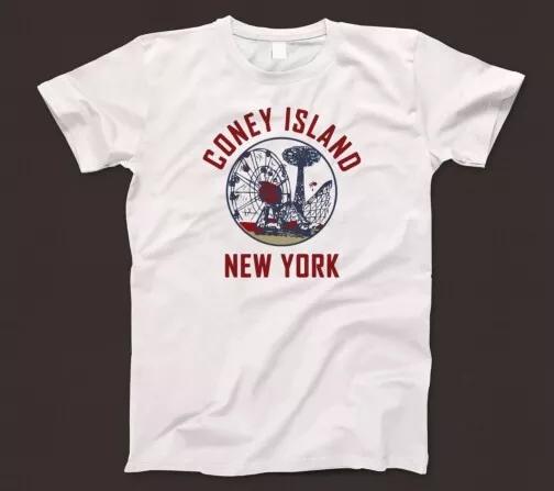 

Coney Island New York T Shirt 831 Brooklyn Amusement Park Luna Roller Coaster 4XL