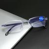 2pcs Reading Eyeglasses High-performance Premium-quality Durable Reading Aid Vision Aid Blue Lightweight Filter Male Female