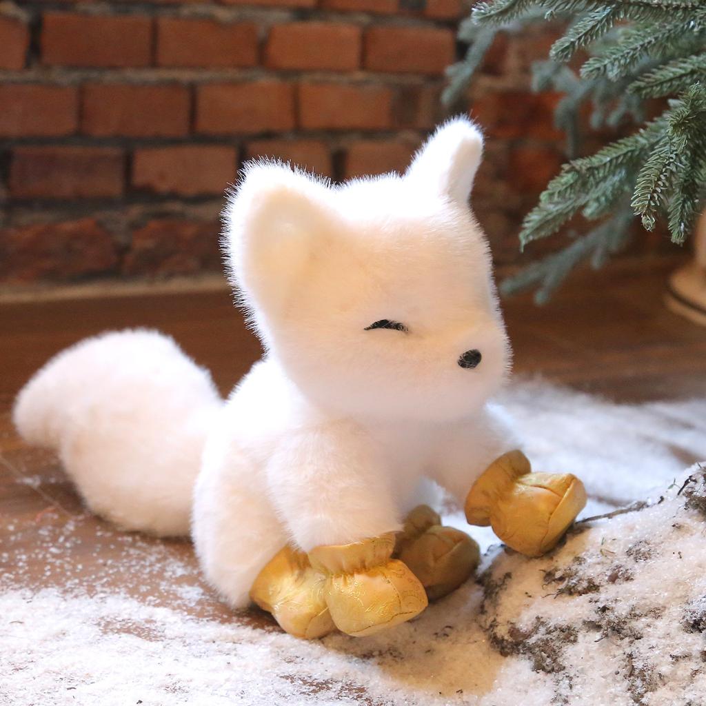 Popova Simulated Plush Fox Doll Plush Toy Fox Doll Doll Hot New Product