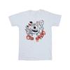 Monsters Inc Girls Mike Wazowski Graffiti Cotton T-Shirt