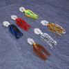 10cm 11g Metal Bait Sequin Bottom Beard Lure Fishing Lures Fish Tackle Accessories6 pcs   Set