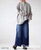 Antiqua Denim Free Size Denim Blue Women's Skirt, Long, LA-00015, 42,