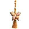 DIY Butterfly Brocade Pendant Kit - Handmade Car Accessory & Dragon Boat Festival Souvenir