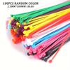 500pcs/100pcs Heavy Duty Nylon Cable Ties, Self-Locking Cord Ties for Indoor and Outdoor Use Fixed Ties for Horticultural Plants