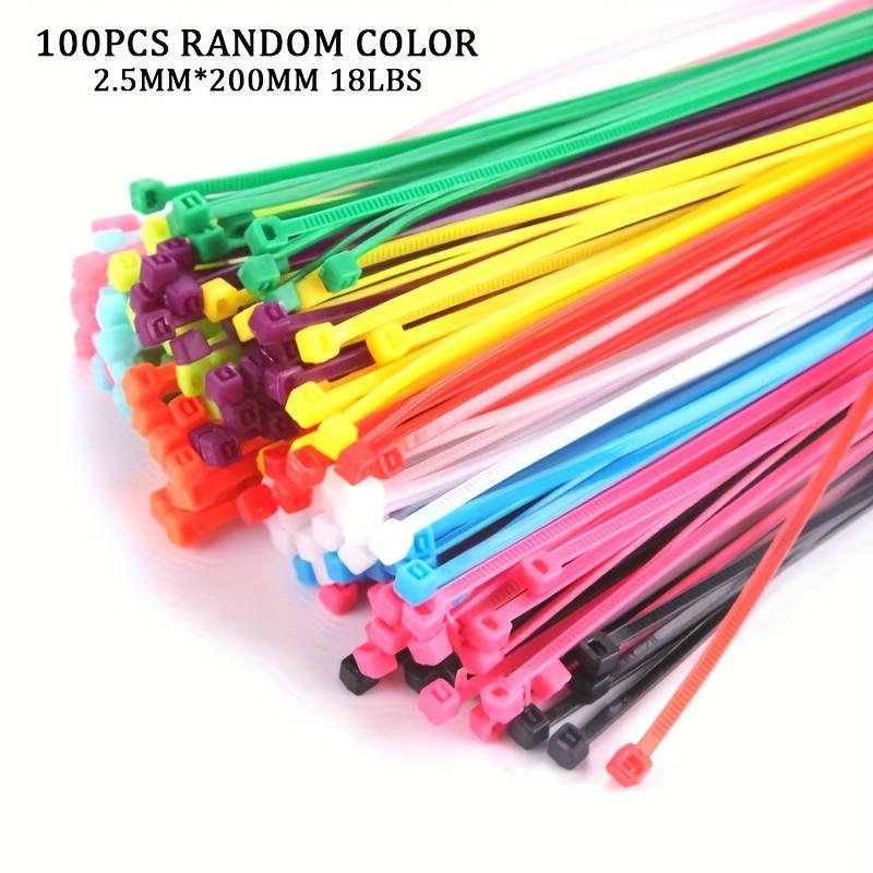 500pcs/100pcs Heavy Duty Nylon Cable Ties, Self-Locking Cord Ties for Indoor and Outdoor Use Fixed Ties for Horticultural Plants