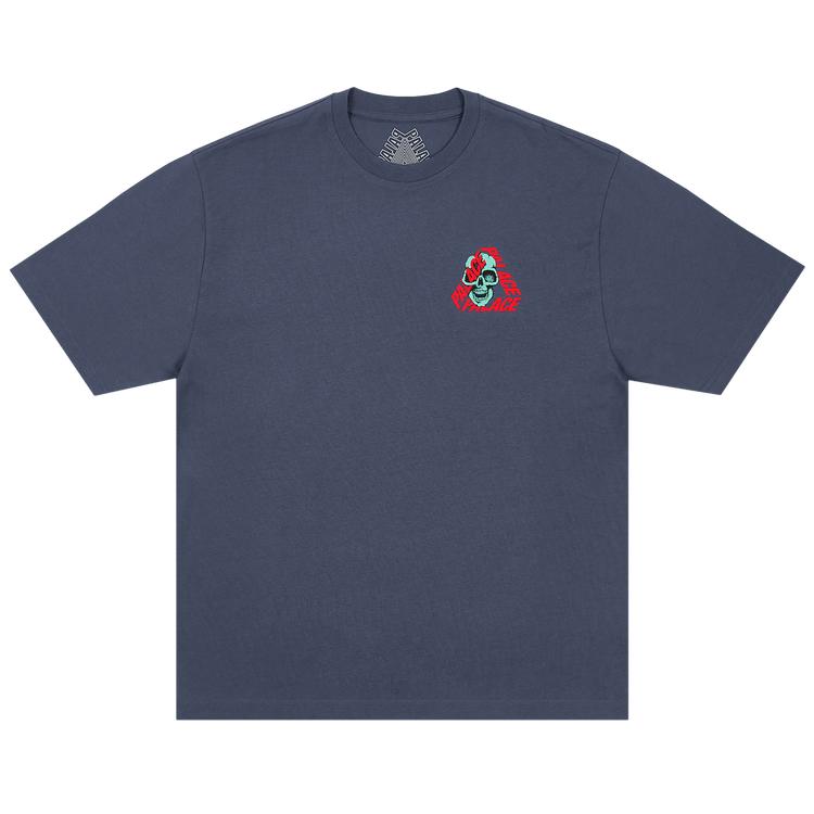 

Palace P3 Skull T-Shirt Navy Unisex Tops Blue P28TS145 L