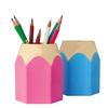 Creative Pen Vase Pencil Pot Makeup Brush Holder Stationery Desk Tidy Container