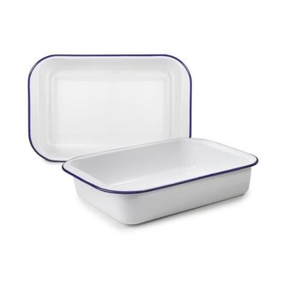 WHITE FOUR PLATE 37X24X7.30 CM