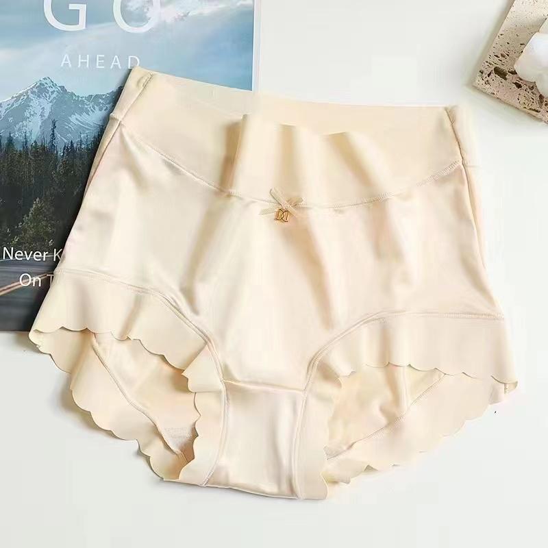Ice silk Underwear Women's Briefs Soft Sexy High quality Comfortable Abdomen Panties smooth Lingerie