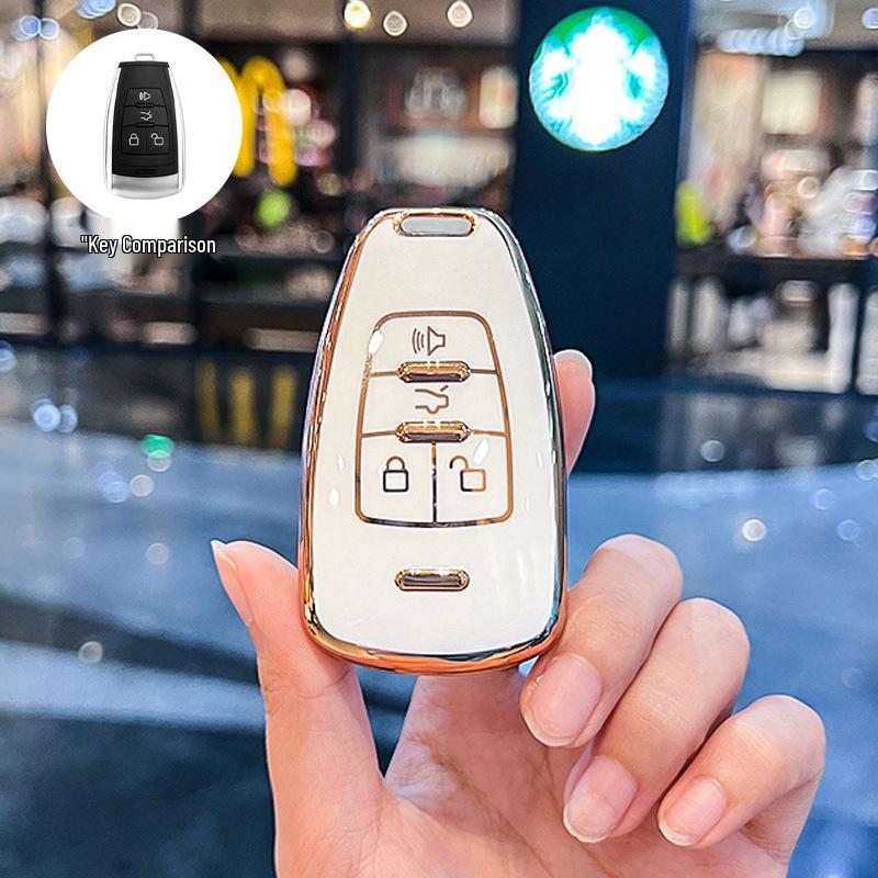 

Compatible Key Case for BAIC Senova D50, D70, Beijing EU5, Zhixing X55, X65, U7, EX5 New Energy Vehicles