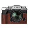 BEADY FUJIFILM XT5 Hand Grip Case, PU Leather, Brown, for Fujifilm X-T5