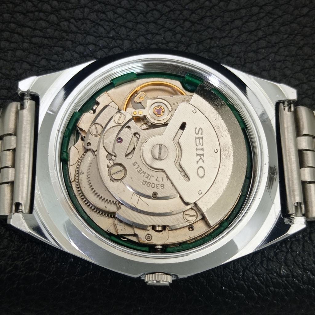 JAPAN VINTAGE REFURBISHED SEIKO 5 AUTOMATIC 6309A MENS WHITE WATCH a442569-1