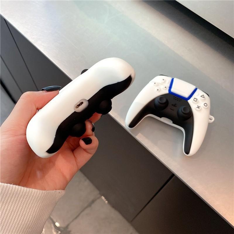 For Apple airpods Headset Set 1st Generation 2nd Generation 3rd Generation Pro Gamepad Play Station5 PS5 Cartoon Cute Couple Set