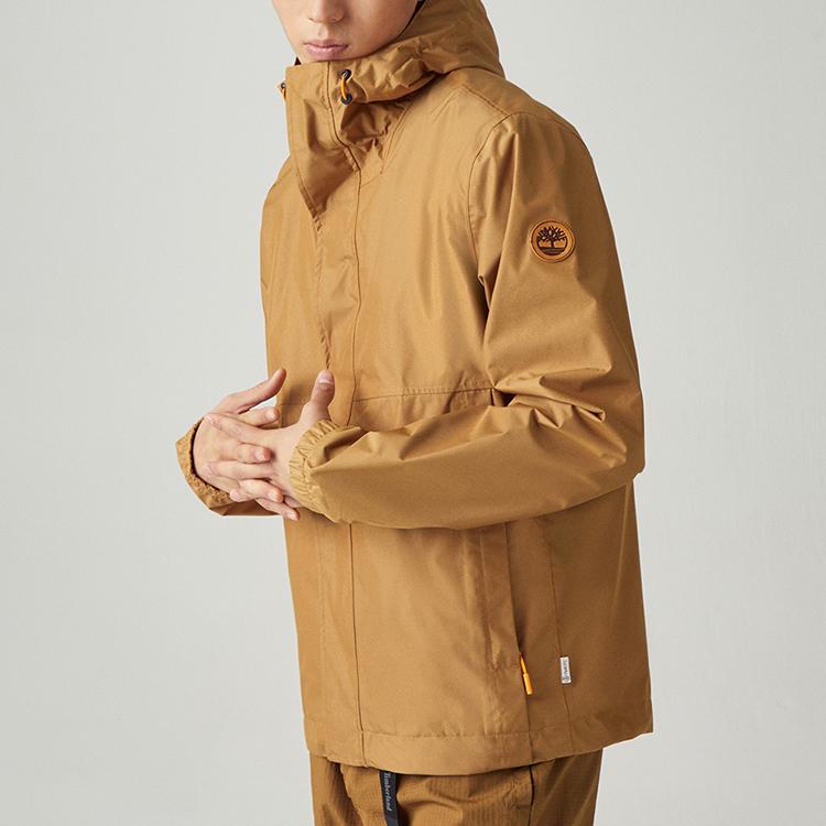Timberland Упаковываемая повседневная куртка с капюшоном для отдыха на природе Мужские куртки Пшеничный A2EYF-P47