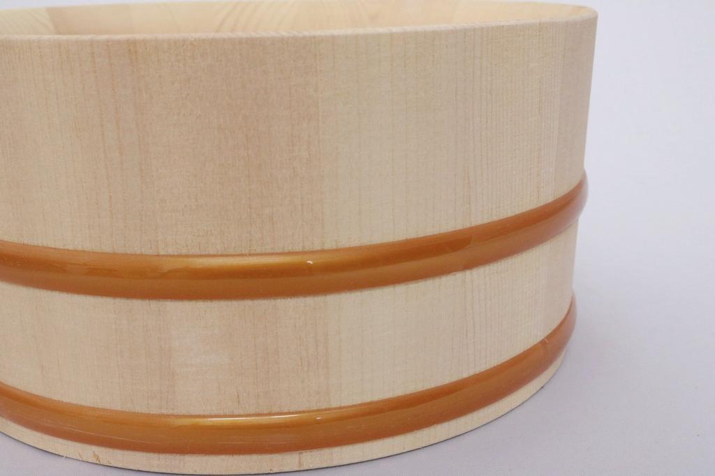 Ichihara Wood Workshop 82905 Washbasin, Hot Tub, Wood, 8.7 X 4.3 Inches (22 X 11 Cm), Beige