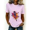 2026 Casual Women's Short-Sleeve T-Shirt with USA-Canada-Mexico World Cup Football Match Print