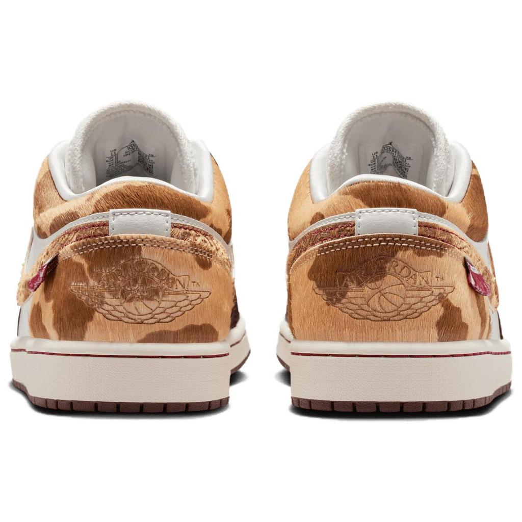 Jordan Air Jordan 1 Low Top Vintage Basketball Shoes Men's Tan IQ5321-121