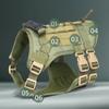 Wear-resistant Tactical Chest Strap Outdoor Waterproof Explosion-proof Punching Traction Rope Medium Large Working Dogs Training Vest with Handle