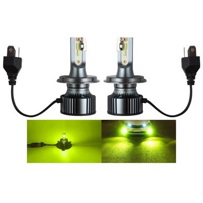 Futwod Faros LED Lámpara Antiniebla H4 HB2 9003 Amarillo Limón