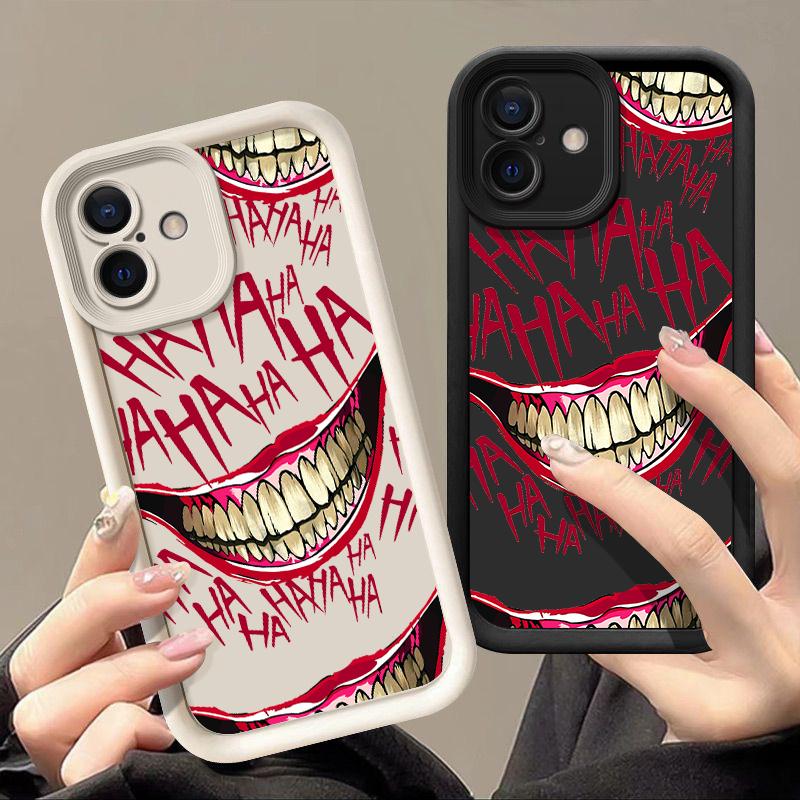 Custodia per Telefono con Fantasia Clown Buffone Per iPhone 16 Pro Max 16e 15 14 13 12 11 XR XS 8 7 Antiurto Morbida Cover in Silicone