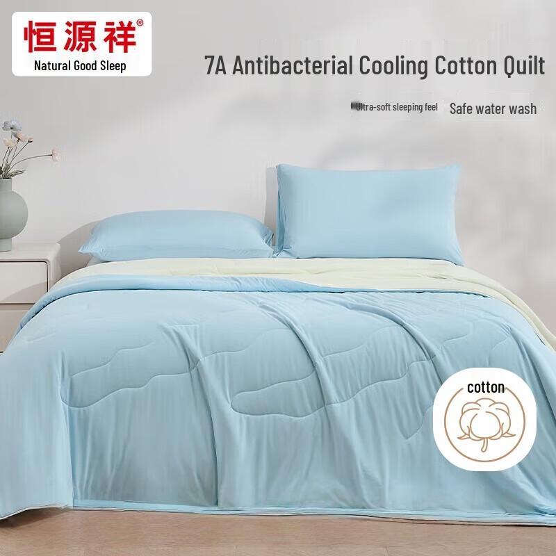 

Hengyuanxiang Antibacterial Machine Washable Cool-Feel Summer Quilt