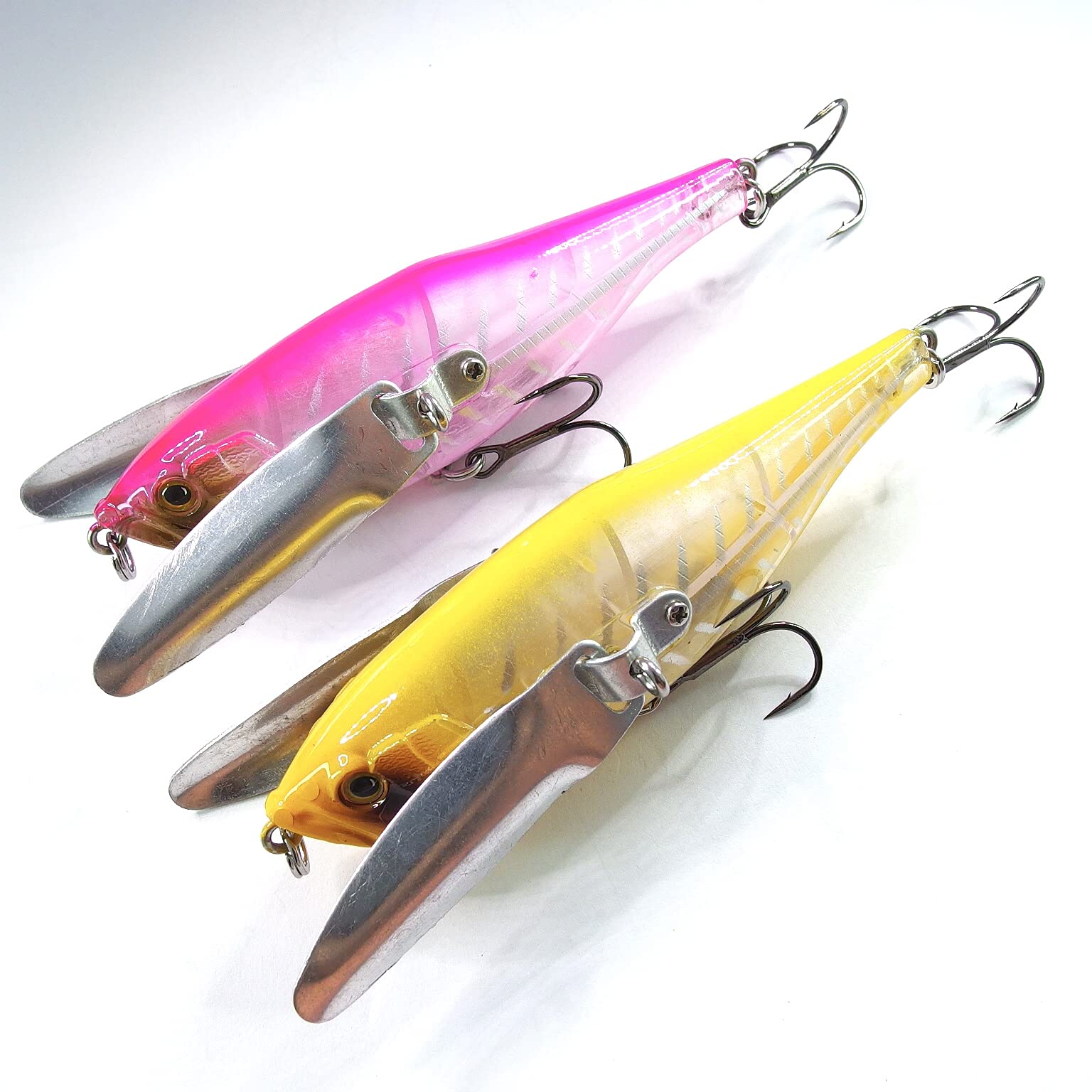 

Momo Lure Large Crawler Cicada Cicada Dodge Big Bass Fishing Yellow Bone Bait, Lure, Cicada, (Pink & Set)