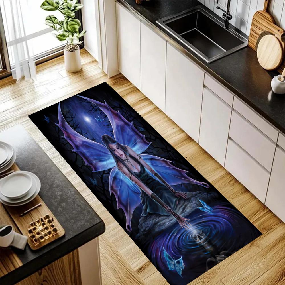 Gothic Style Nonslip Kitchen Mat Floor Carpet Rug For Indoors Outdoors Home Decor Room Supplies Spring Decor
