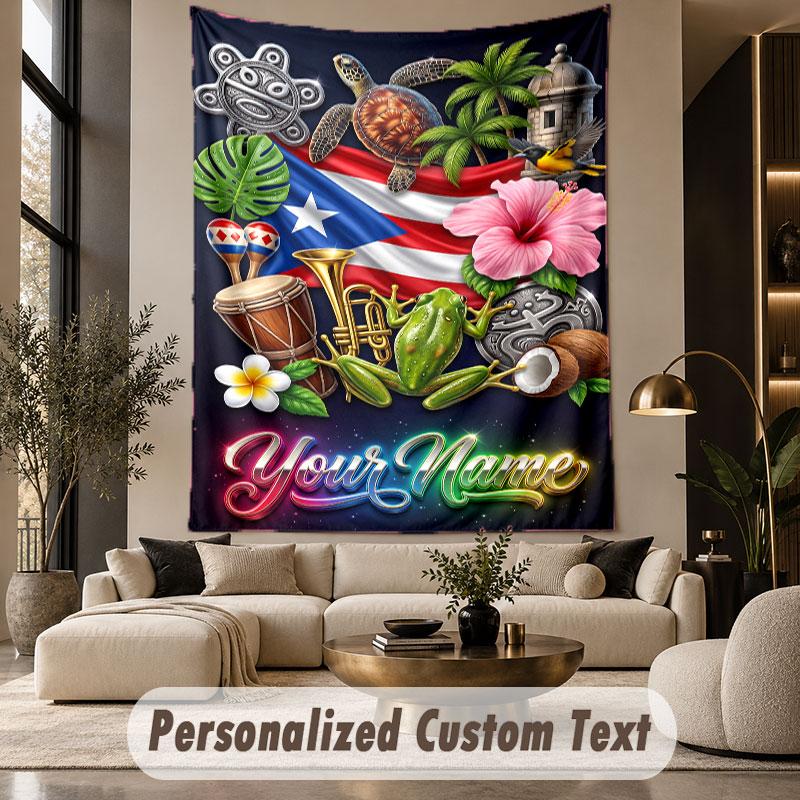Celebration Party (32) Theme Custom Tapestry Personalized Custom Name Text Wall Hanging Tapestry Home Decor Background Cloth