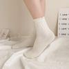 6Pairs Mesh Hollow Transparent Flower Socks Ruffle Sweet Socks Women Ins Style Mid Tube Socks  Girl