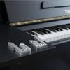 2 Pièces Charnière de Couvercle de Piano Support Pièce de Rechange Dispositif de Descente Douce Boucle Fermeture