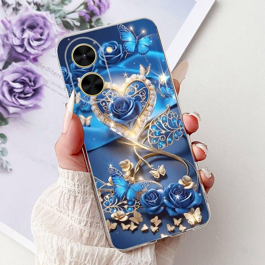 Phone Case for Xiaomi Poco C71 2025 Luxury Painted Back Cover TPU Capa Soft Silicone Fundas for Xiaomi PocoC71 Proective Case