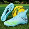 Autumn high-top football shoes competition training sports youth students men and women FG spike football shoes