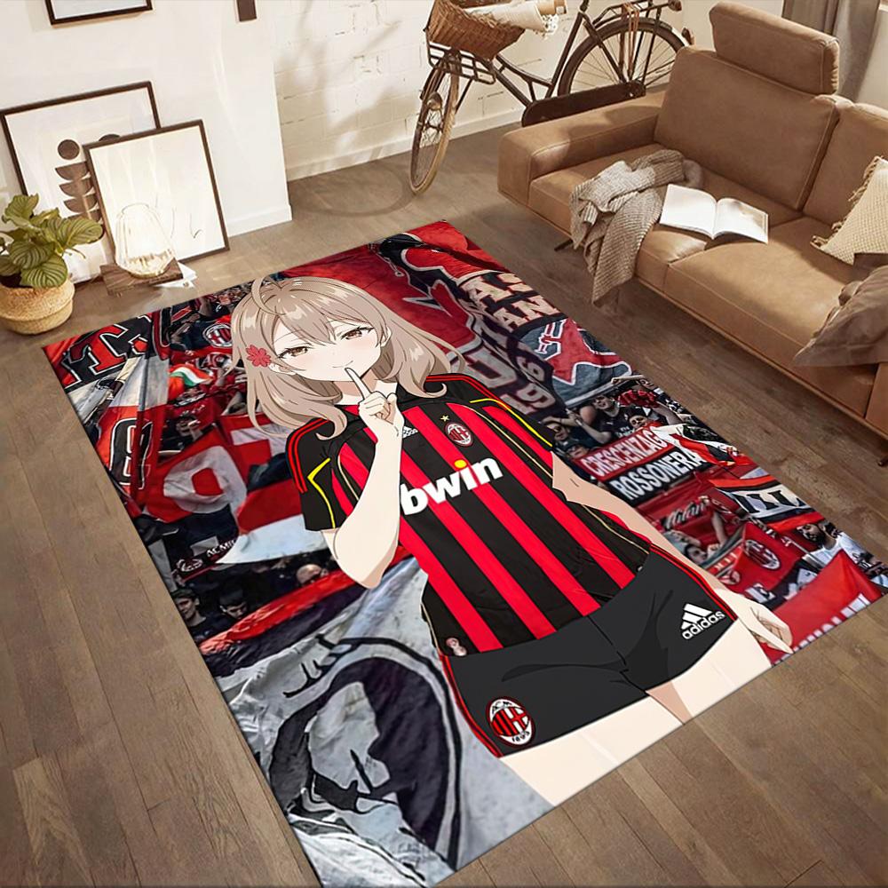 Ac Milan Floor Rug Office Rug Design For Dormitory Kitchen Entryway Bedrooms Antislip Rug Office Home Decor Perfect Birthdaychristmas Gift Idea