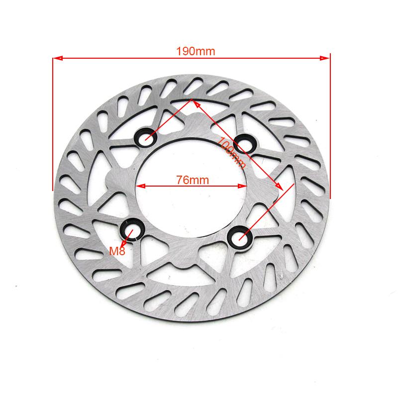 180/190/200/210mm 220mm 230mm 76mm Front Rear Disc Brake Disc Plate For Motorcycle KAYO BSE KLX CRF 125cc 140cc Pocket Dirt Bike